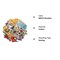 60pcs Random Assorted Styles Embroidered Patches, Bright Vivid Colors, Sew On/Iron On Patch Applique for Clothes, Dress, Hat, Jeans, DIY Accessories